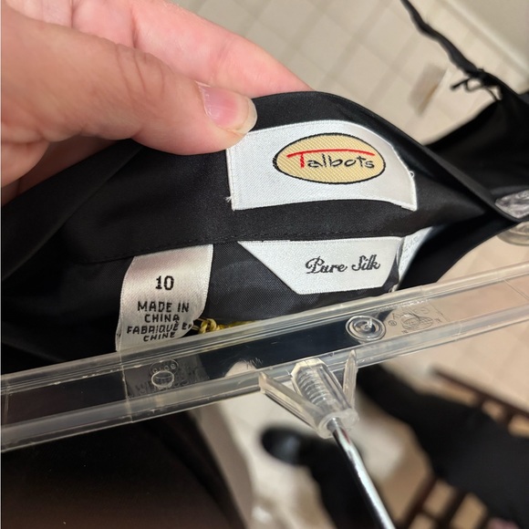 Talbots Elegant Black Maxi Skirt with Lace Detail. New with tags - Picture 4 of 4